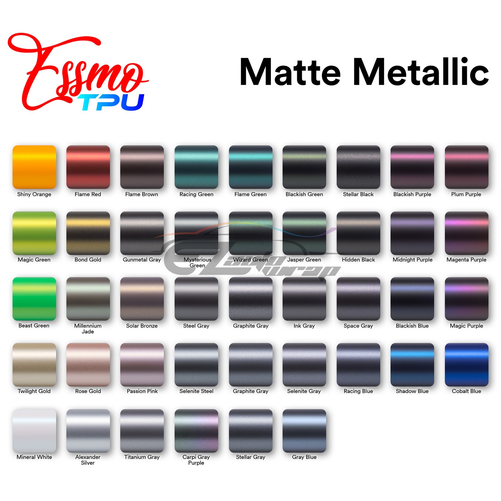 Matte Metallic Solar Bronze TPU PPF Paint Protection Film Dry Wet Car Vinyl Wrap