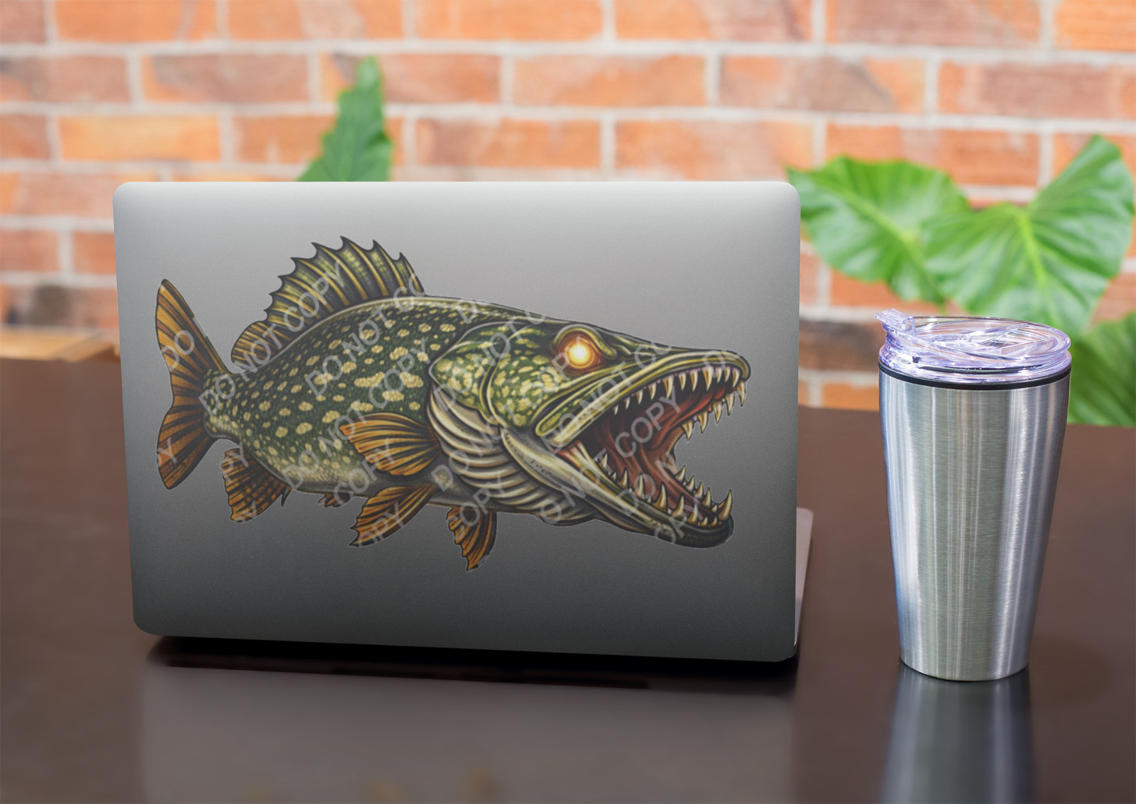 Walleye Fishing Boat Vinyl Decal Graphic Truck Laptop Bumper Sticker
