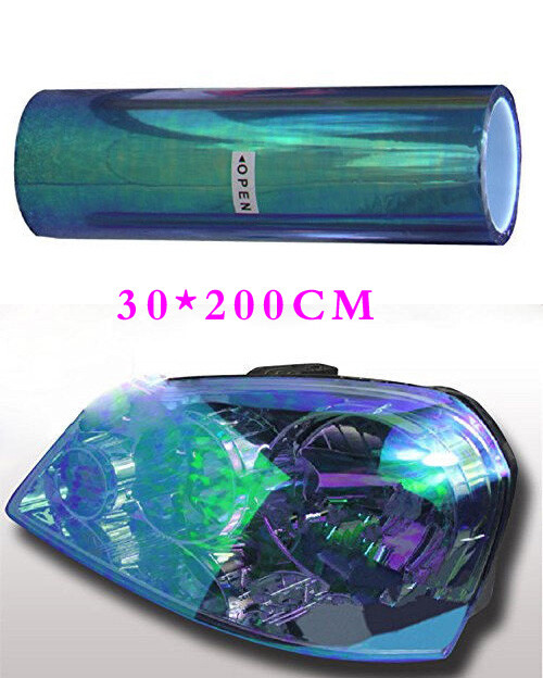 Headlight Protection Chameleon Tint Headlight Taillight Fog Light Vinyl Film kit