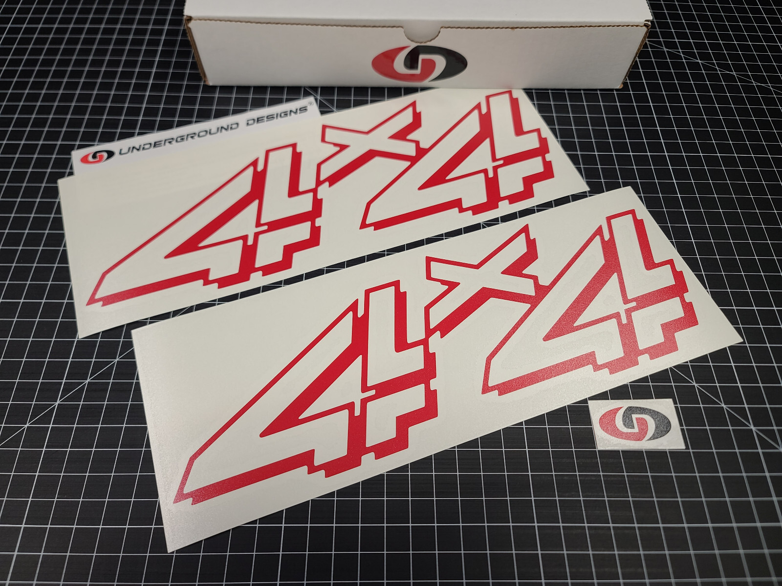 4×4 Decals (2pk) Truck Bedside Fender Stickers Fits 1998-07 Chevy Silverado 1500
