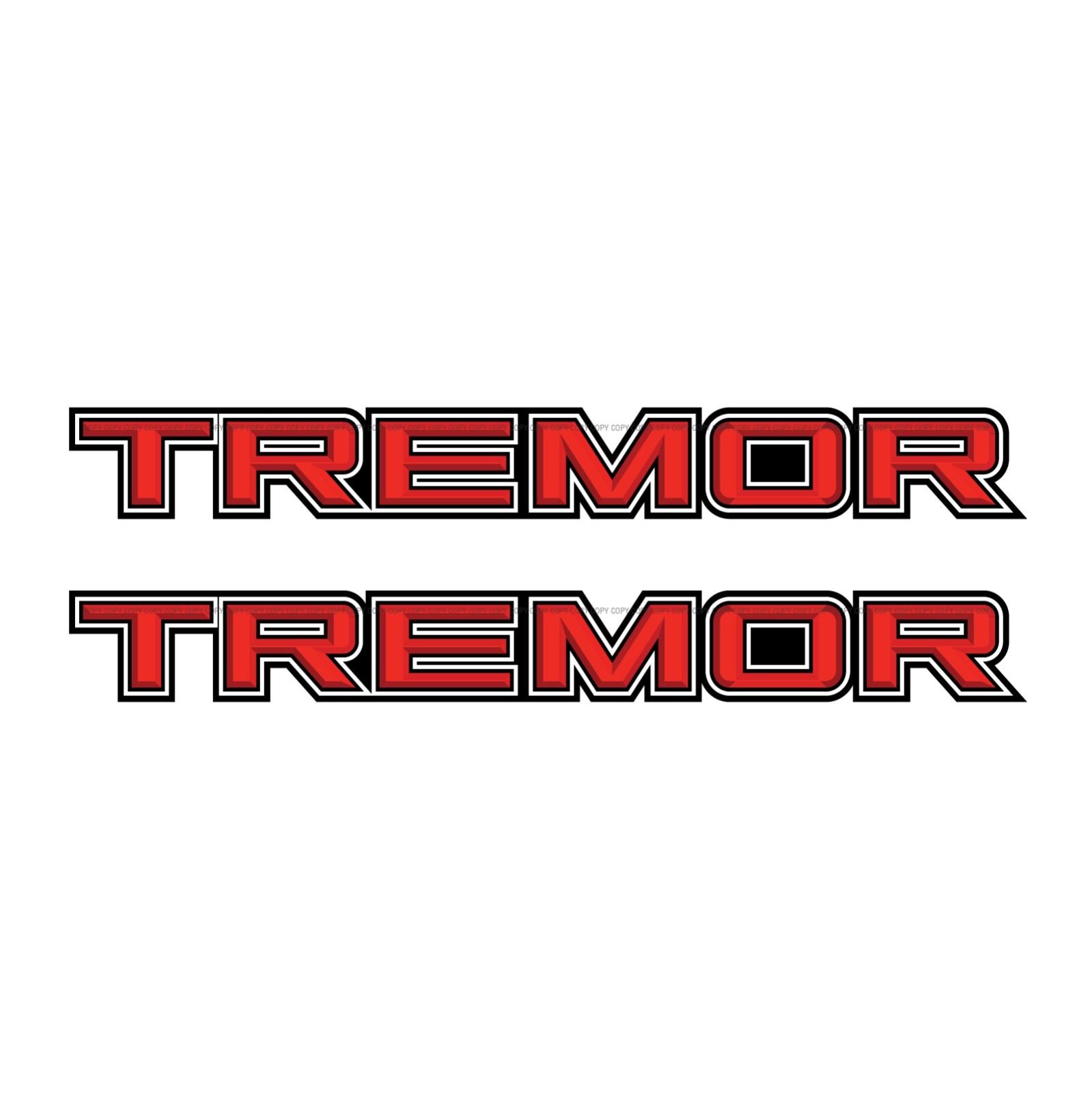 Tremor Package Truck Bed Side Decal Sticker