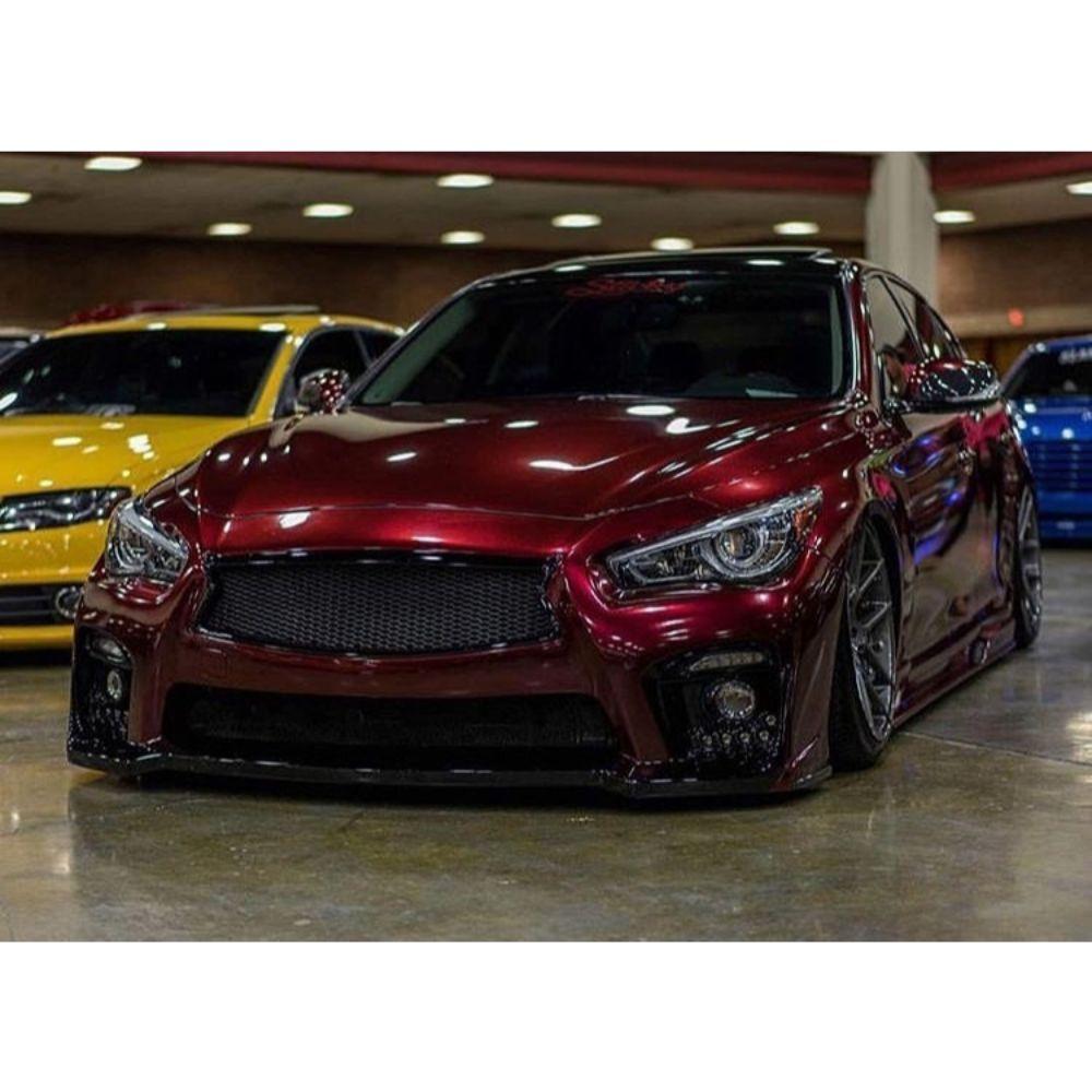 KPMF K75400 Gloss Red / Black Iridescent Vinyl Car Wrap Film | K75408