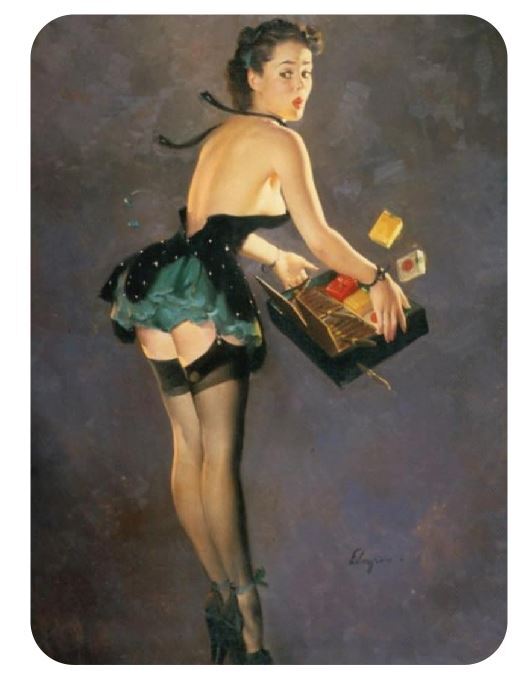 Pinup Girl Sticker Decal Vintage pin up pin-up P253