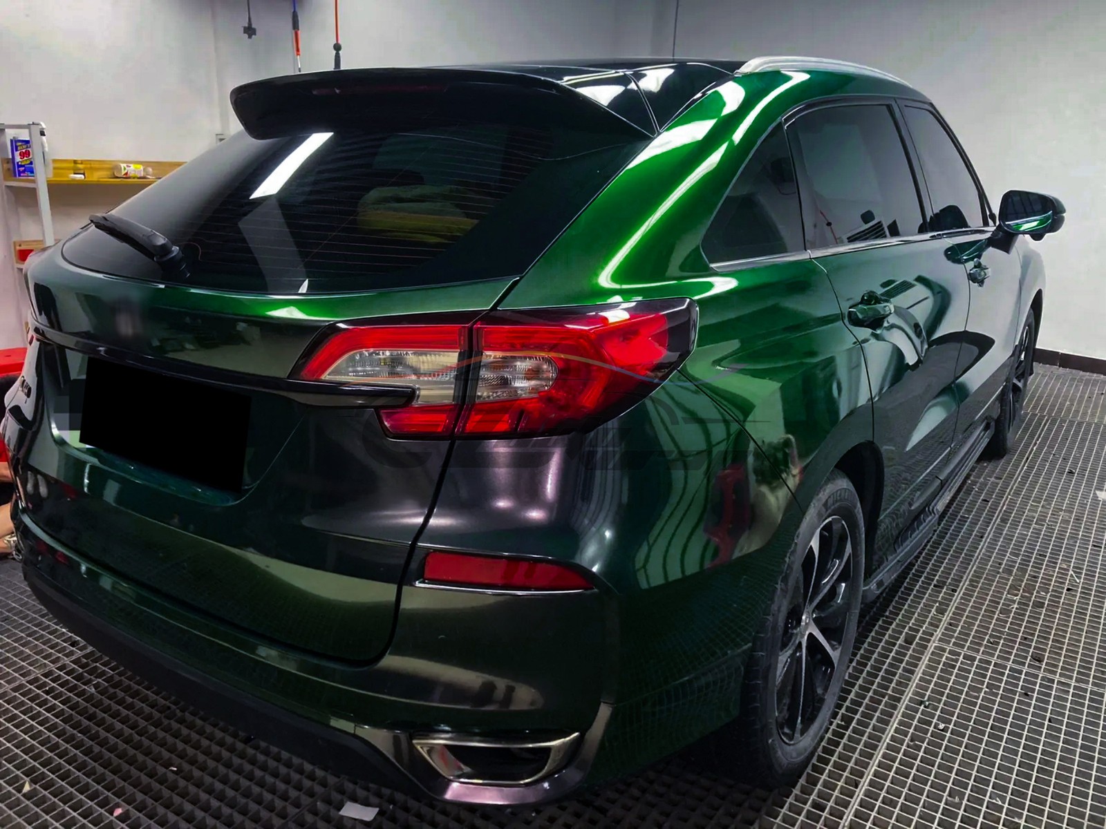 ESSMO PET Galaxy Dust Gloss Aurora Green Car Vehicle Vinyl Wrap Decal Sticker
