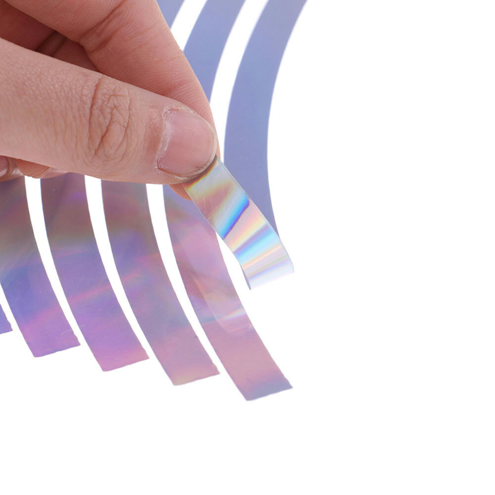 16pcs Reflective Laser Sticker Wheel Hub Rim Stripe Tape Decal Car Accessories