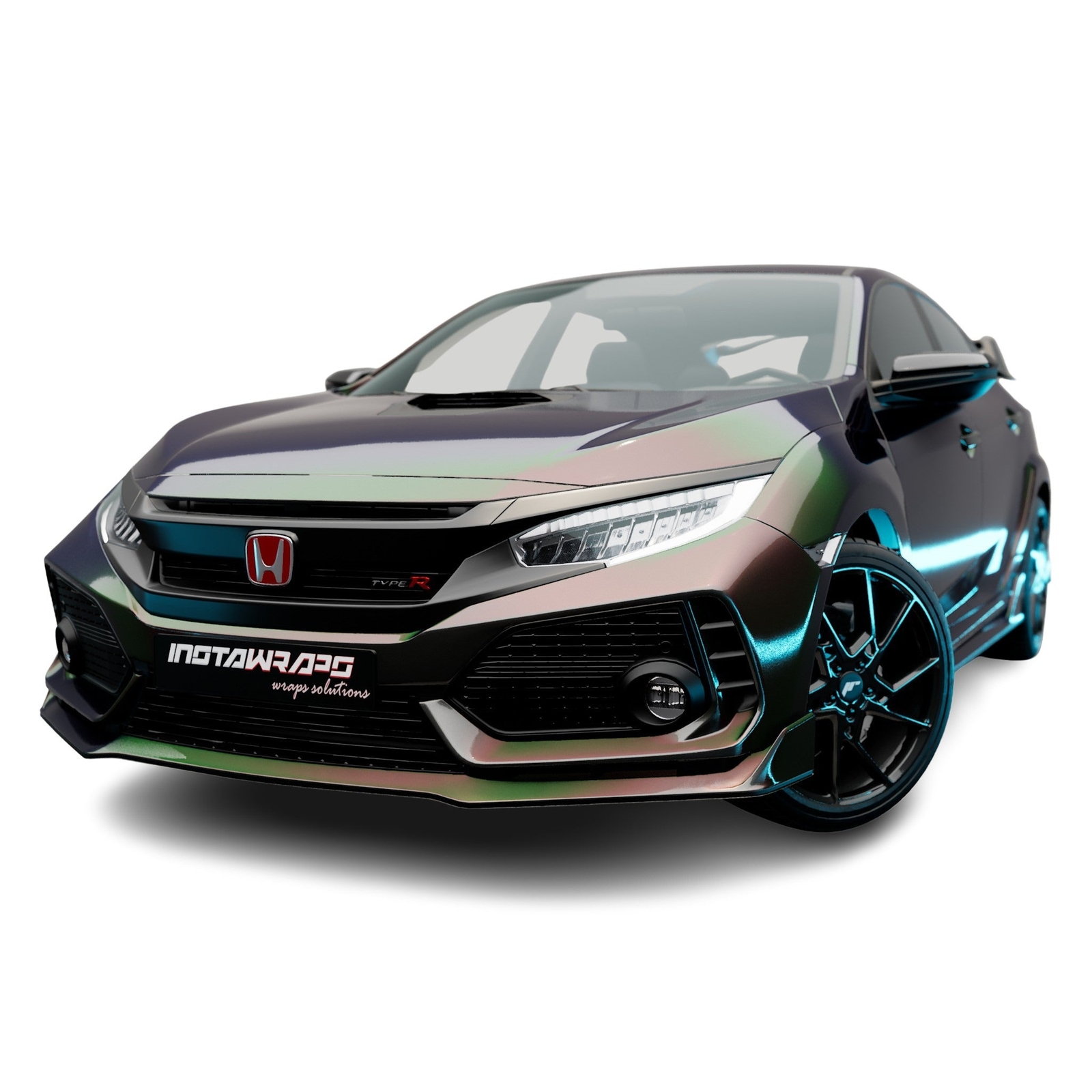 Avery Dennison SW900 Supreme Gloss Metallic Prismatic Gray Vinyl Wrap | 879-M