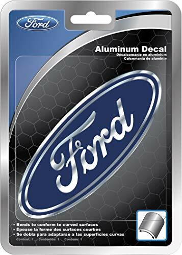 Chroma 41701 Ford Blue Oval Aluminum Domed Bendable Decal Emblem 2″ x 5 1/4″