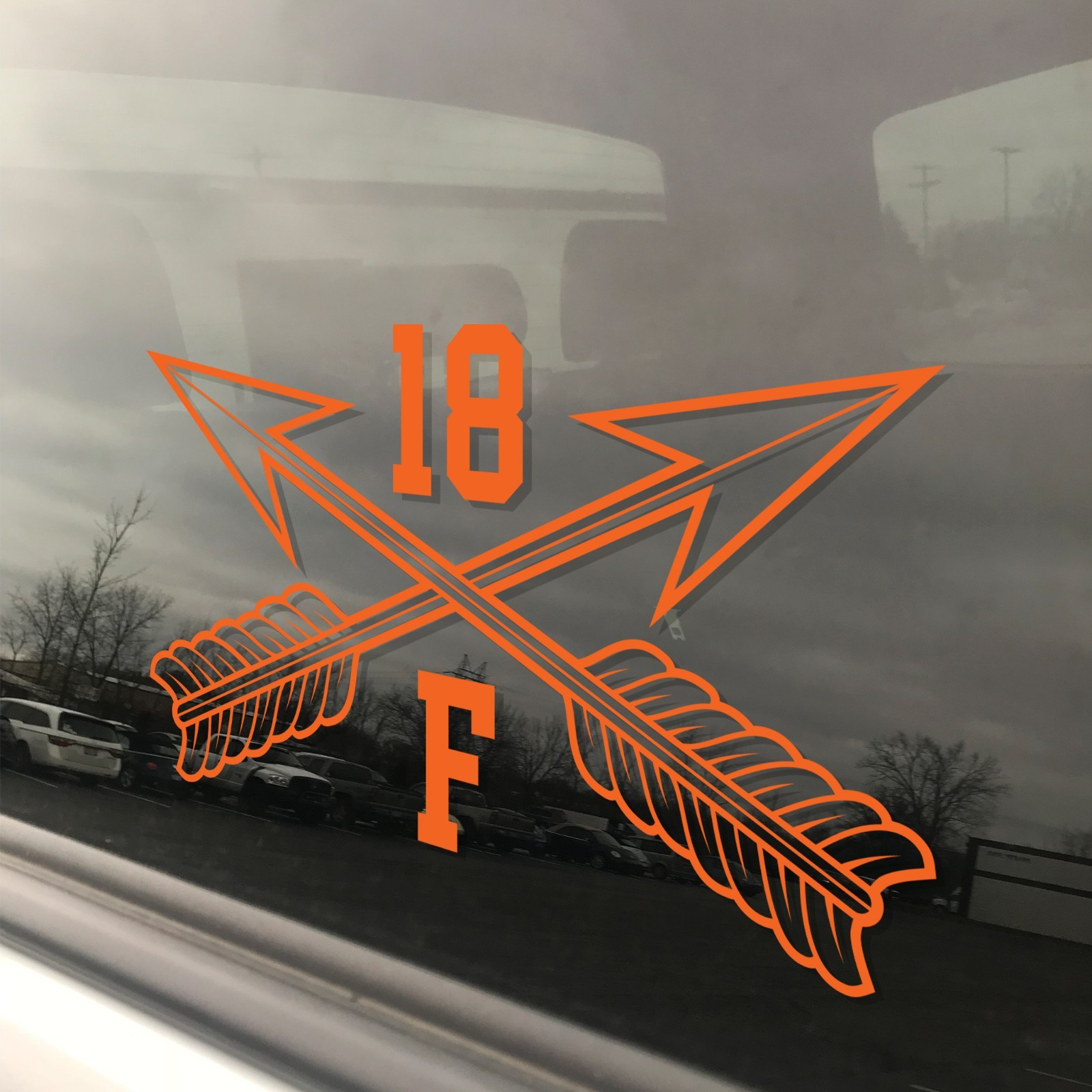 Army MOS 18F Special Forces Intelligence Sergeant Crossed Arrows Decal 3″ x 5.5″