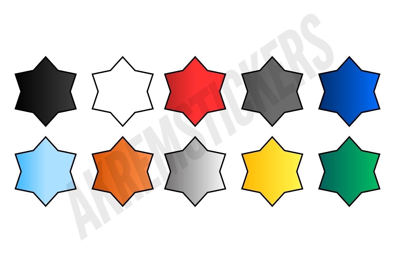 6x Mercedes-Benz Brake Caliper Decal Stickers / Car Decals / Car Stickers