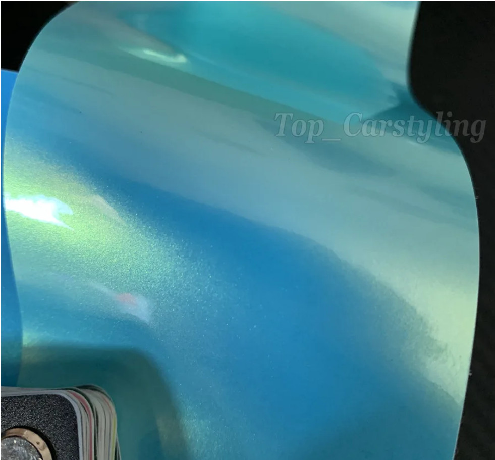 Premium Chameleon Glossy Coral Pearl For Whole Car Wrapping Vinyl Film Sticker