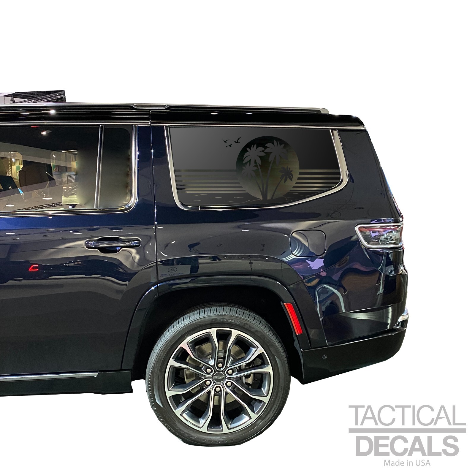 Beach Scene Design Decal Fits 2022 – 2023 Jeep Grand Wagoneer GW1-XR4