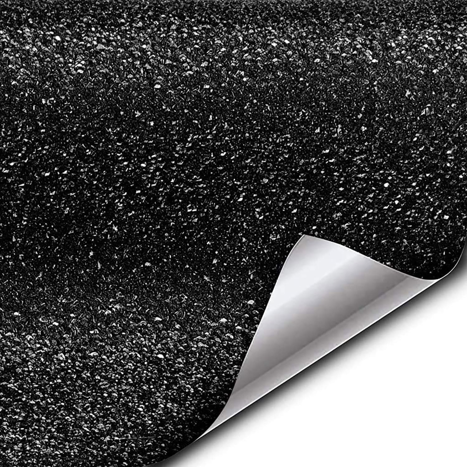 Black Indestructible 20 Mil Vinyl Wrap – Universal Fit 1/2ft x 5ft for Vehicles