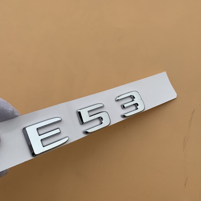 Car Trunk Sticker for Mercedes Benz AMG C43 C63 E43 E63S V12 V8 BITURBO 4MATIC+