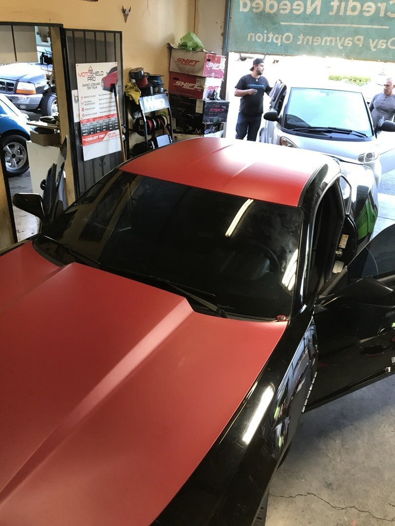 VVivid 2020 VVivid+ Matte Metallic Lava Red Vinyl Car Wrap Film | V209