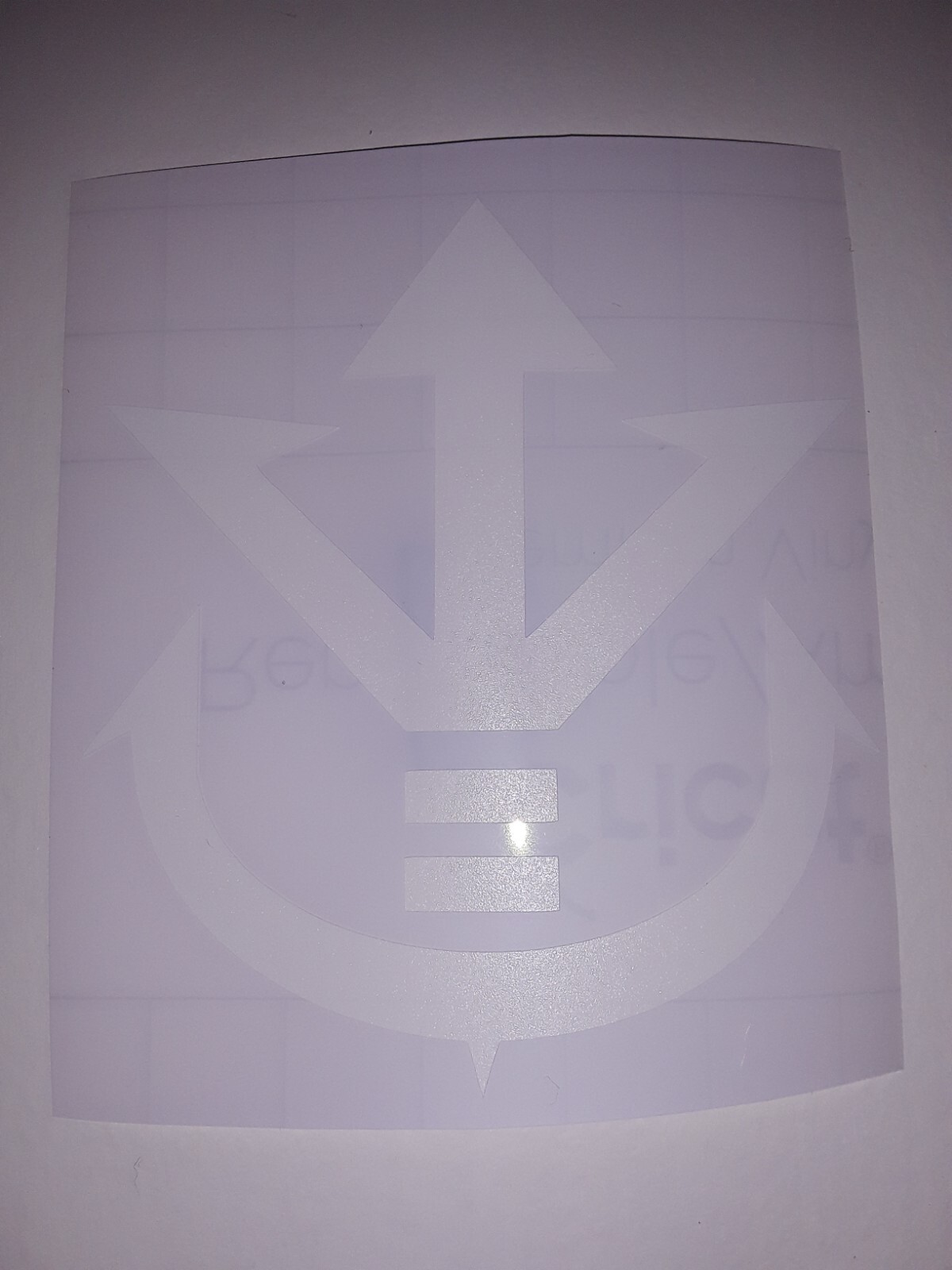 Saiyan Symbol Dragon Ball Z Vegeta Sticker Vinyl Decal Window Waterproof! White