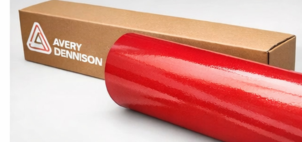 Avery SW900 Gloss Cardinal Red Supreme Wrapping Film Vinyl Wrap Sheet Roll