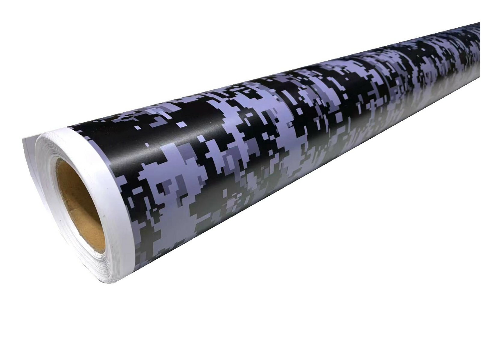 ( 1FT x 5FT ) DIGITAL BLACK GRAY Camouflage Vinyl Car Wrap Film