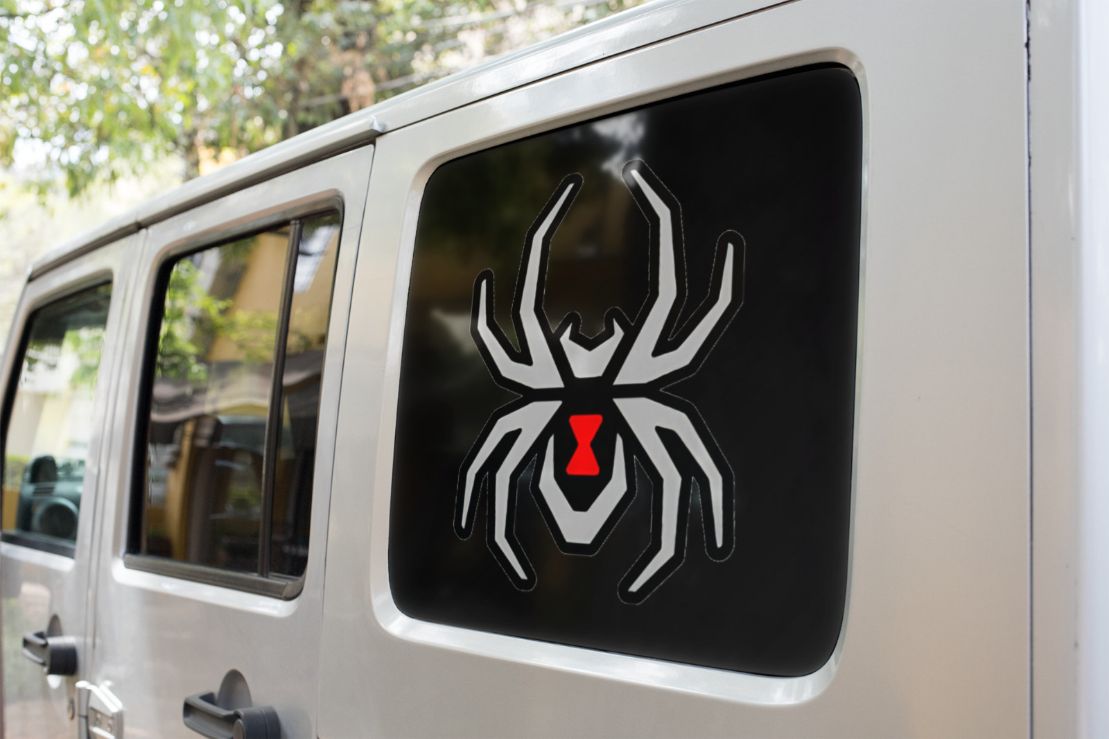 BLACK WIDOW SPIDER Window Vinyl Decal Laptop Phone Bumper Sticker MULTIPLE SIZES