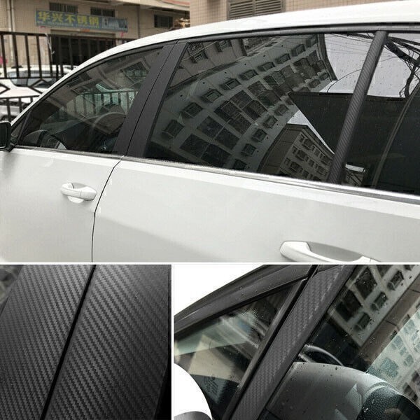2021 3D Waterproof Carbon Fiber Vinyl Car Wrap Sheet Roll Film Sticker Decal FD
