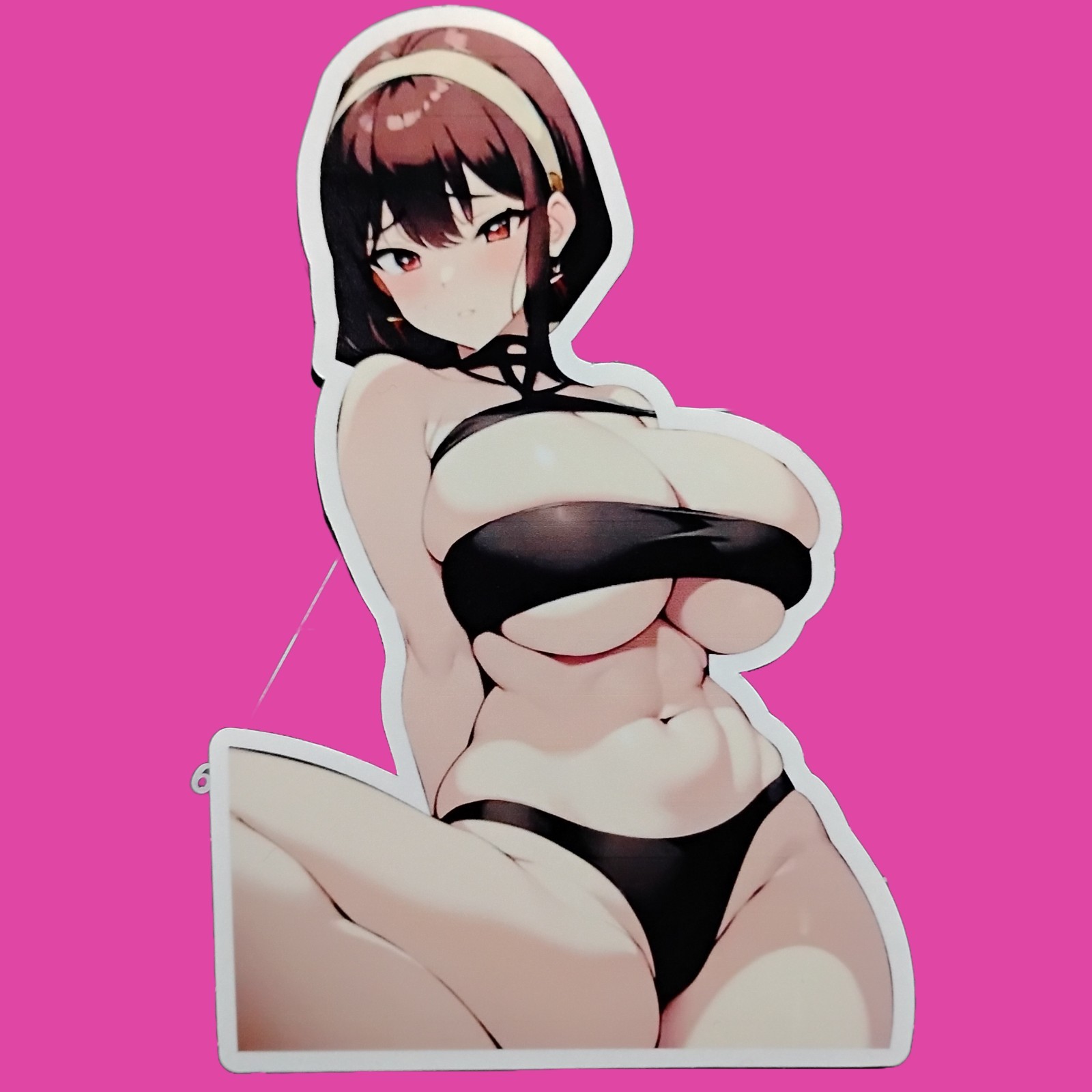 Anime Waifu NSFW Vinyl Sticker Ecchi Lewd Hentai Decal 6″ 5″ 4″