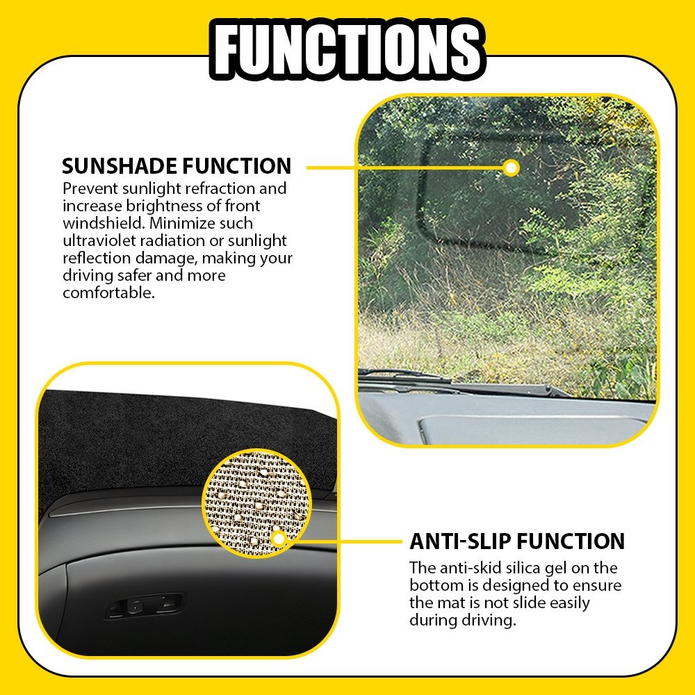 Car Dashboard Cover Mat Pad For Toyota RAV4 2013-2018 Sunshield Non-slip 1-5X