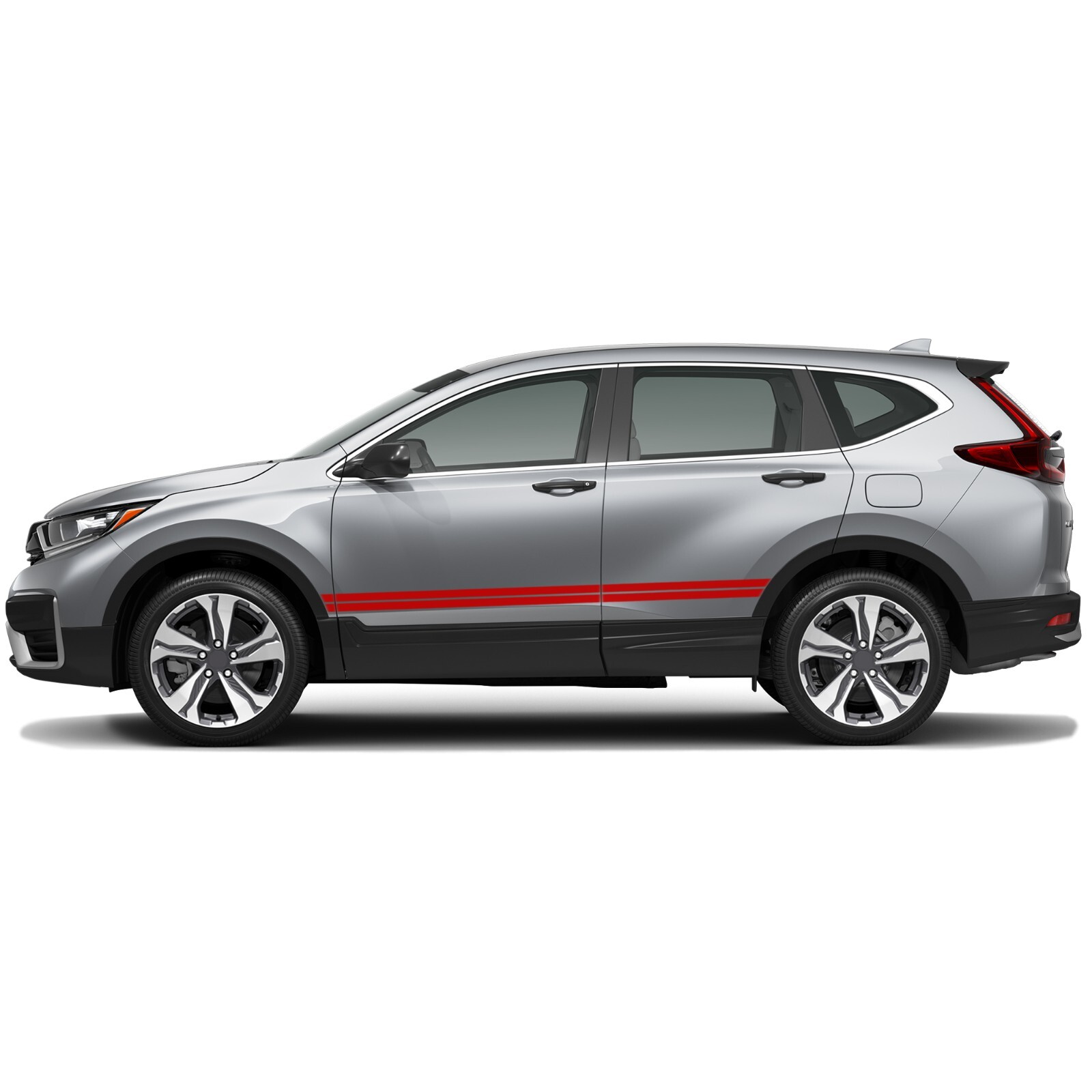 Lower double stripes graphics stickers decal compatible with Honda CR-V