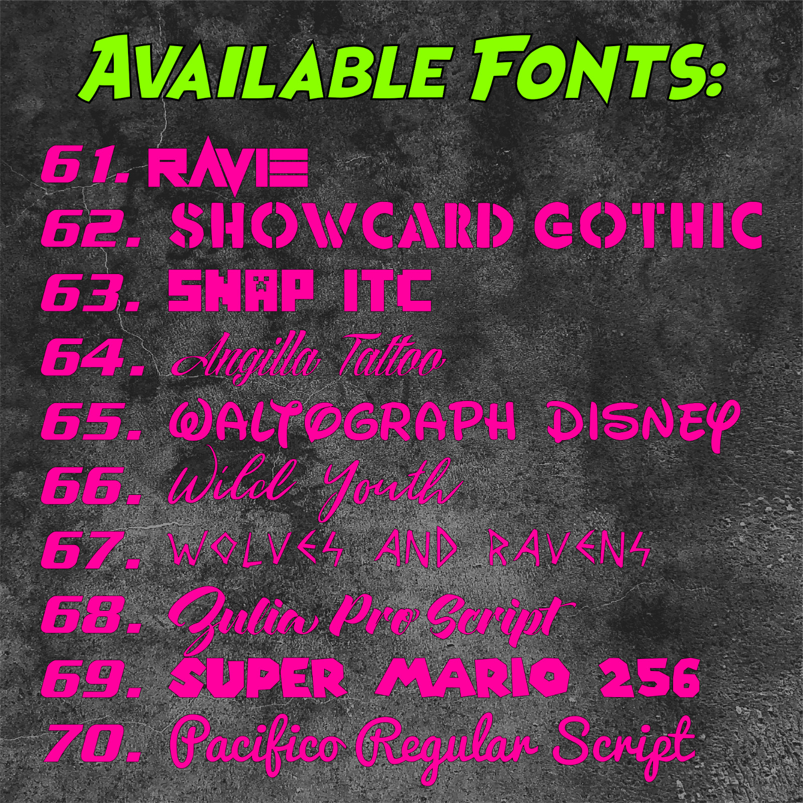 700mm CUSTOM STICKER – Vinyl Text Lettering Decal Name Shop Car Window Van Fun