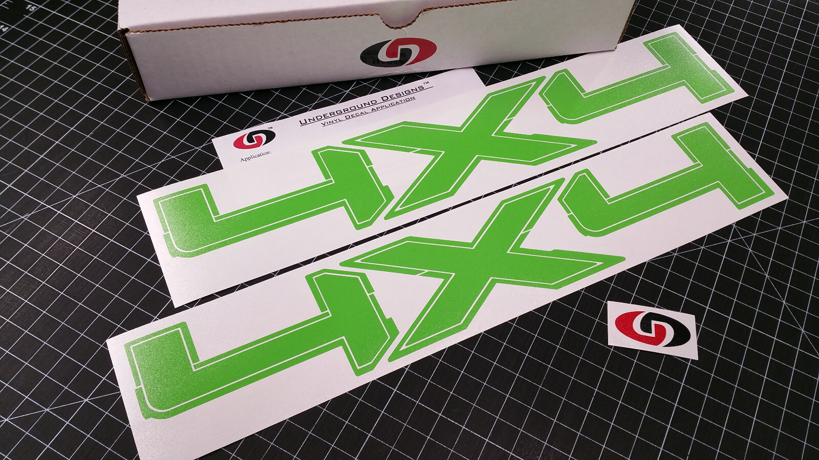 4×4 F150 Decals (2) Truck Bed Stickers Fits 2009-14 F-150 3.5L Ecoboost & 5.0 V8