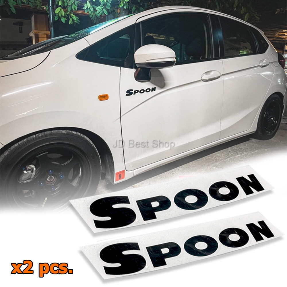 Sticker JDM Style JAP Spoon Sport For Honda Racing All Models Decal Dicut Vinyl