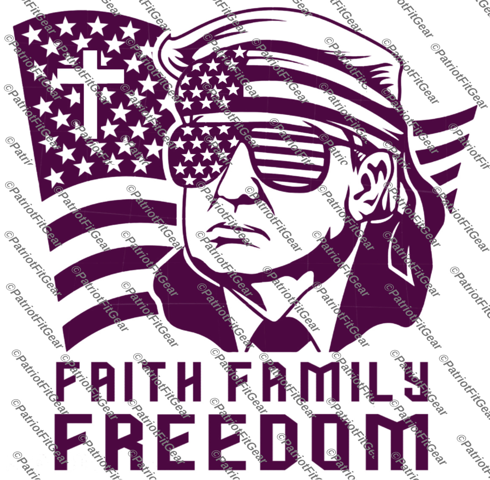 Trump,Faith Family Freedom,We The People Have Spoken,1A,2A,Custom Vinyl Decal