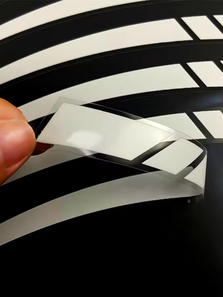 12PCS Tires Wheel Rim Reflective Decal Stickers Decor For Car Motorcycle Bike