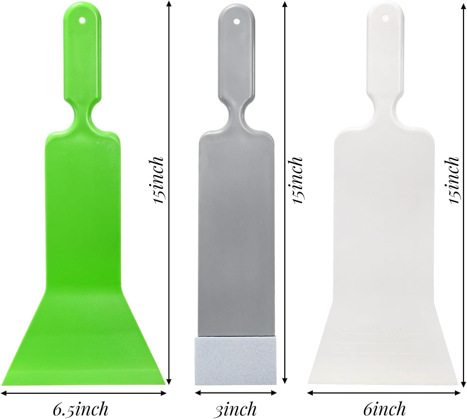 3 Pieces Window Tint Tools,Auto Bulldozer Squeegee Scrubber Paddle Squeegee Kit