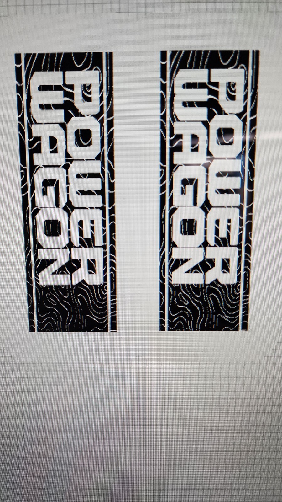 Bedstripes Vinyl compatible with Dodge Ram Power Wagon Topographical . X2