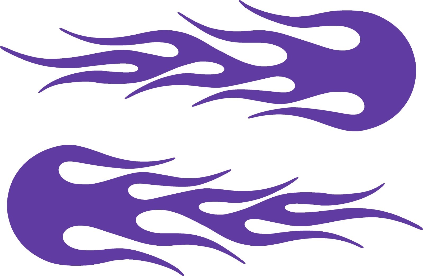 Vinyl Flames Decals Car Truck RV Golf Cart Stickers Graphics # 10 + Colors