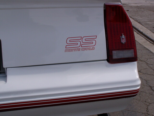 87 88 Monte Carlo SS Decals & Stripes OEM Replacement Complete Set