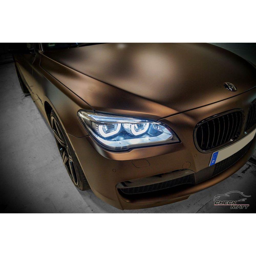 KPMF K75400 Matte Java Brown Metallic Vinyl Car Wrap | K75543