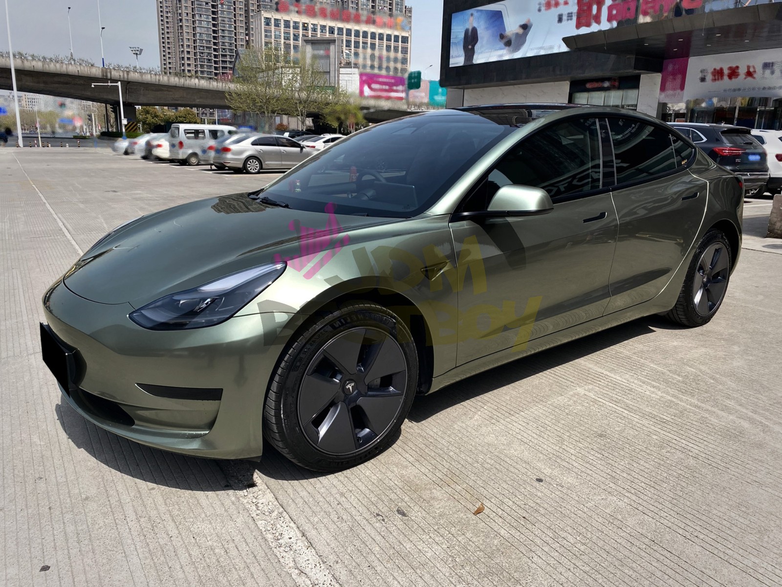 Gloss Metallic Millennium Jade PPF TPU Paint Protection Film Dry Wet Vinyl Wrap