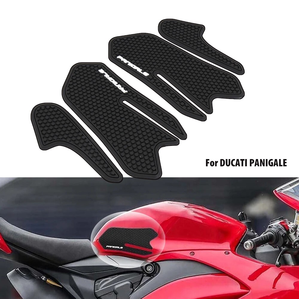 Traction Tank Pad set For DUCATI PANIGALE V2 899 959 1199 1299 Anti Slip Sticker