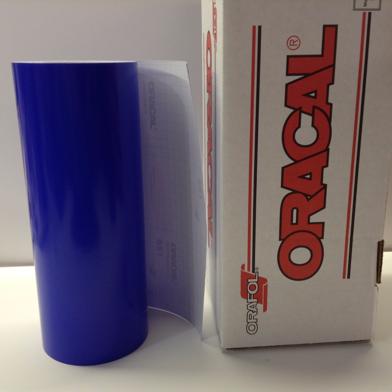 Oracal 651, 12″ x 10ft. Brill. Blue # 086 Vinyl for Craft,Sign, by precision62
