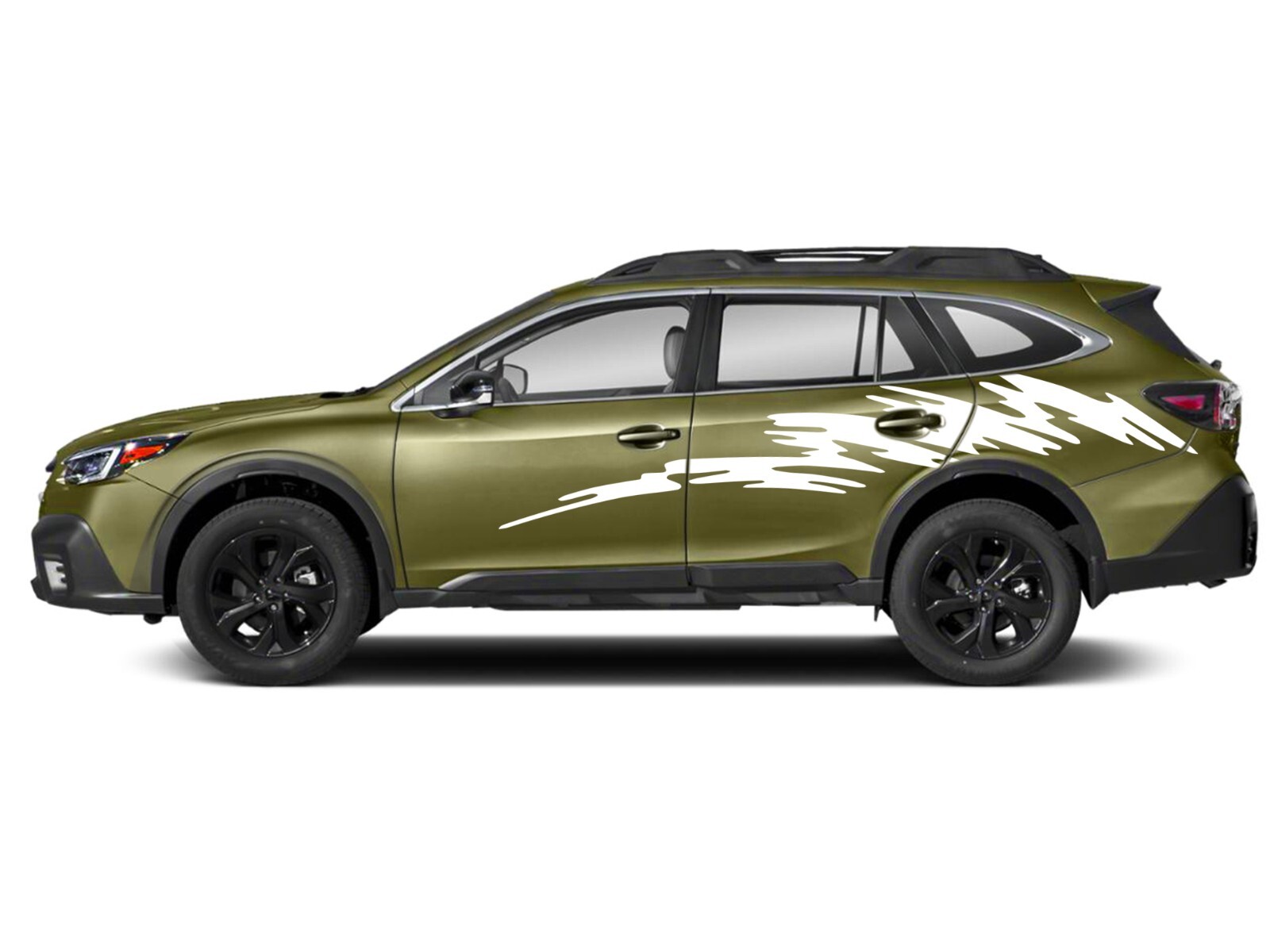 Side door paint graphics stickers decal compatible with Subaru Outback