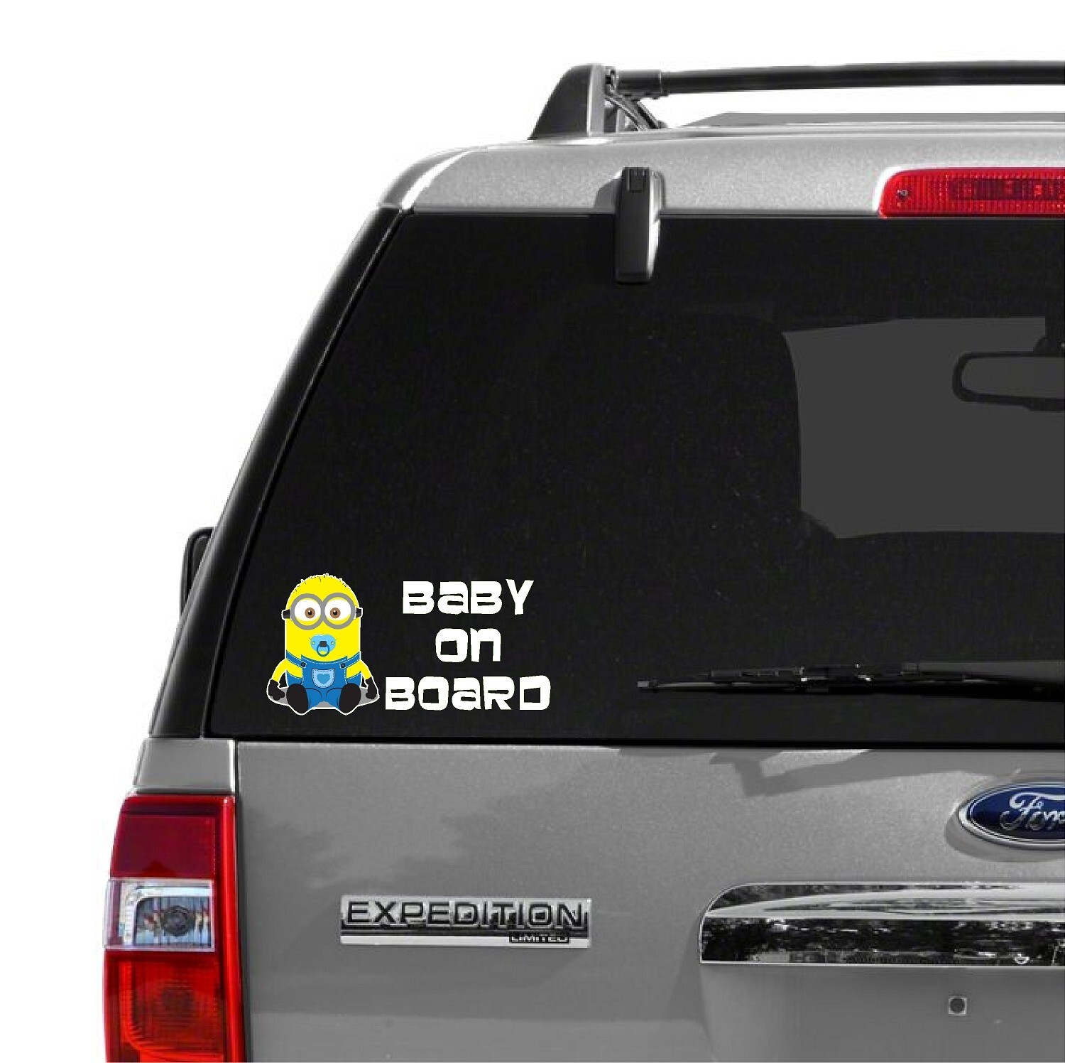 MINION Baby on Board Vinyl Decal, Bumper Sticker Vehicle Window Kids Graphic