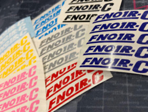 4x 2.4″ 6cm 5 Zigen 5zigen FN01R-C Quality Reproduction Decal Sticker wheel rim