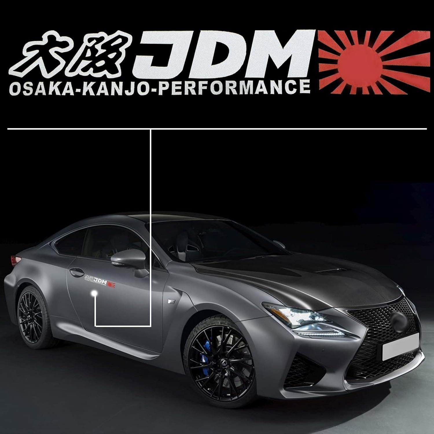 Durable Fade Resistant Vinyl Sticker – Osaka-KANJO Performance Car Decoration