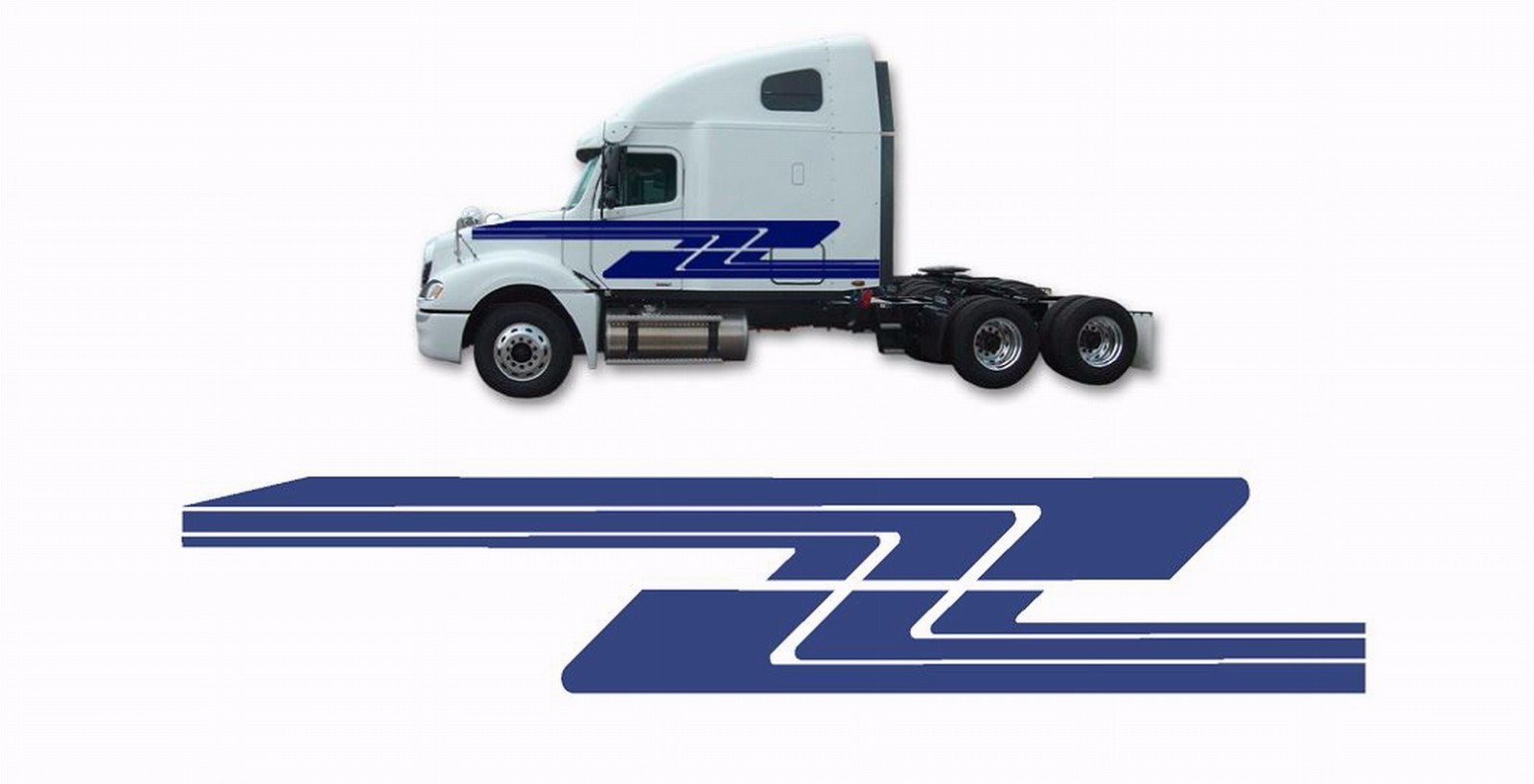 SEMI #1 DECAL VINYL GRAPHIC VAN VEHICLE TRAILER VEHICLE NEW COLORS