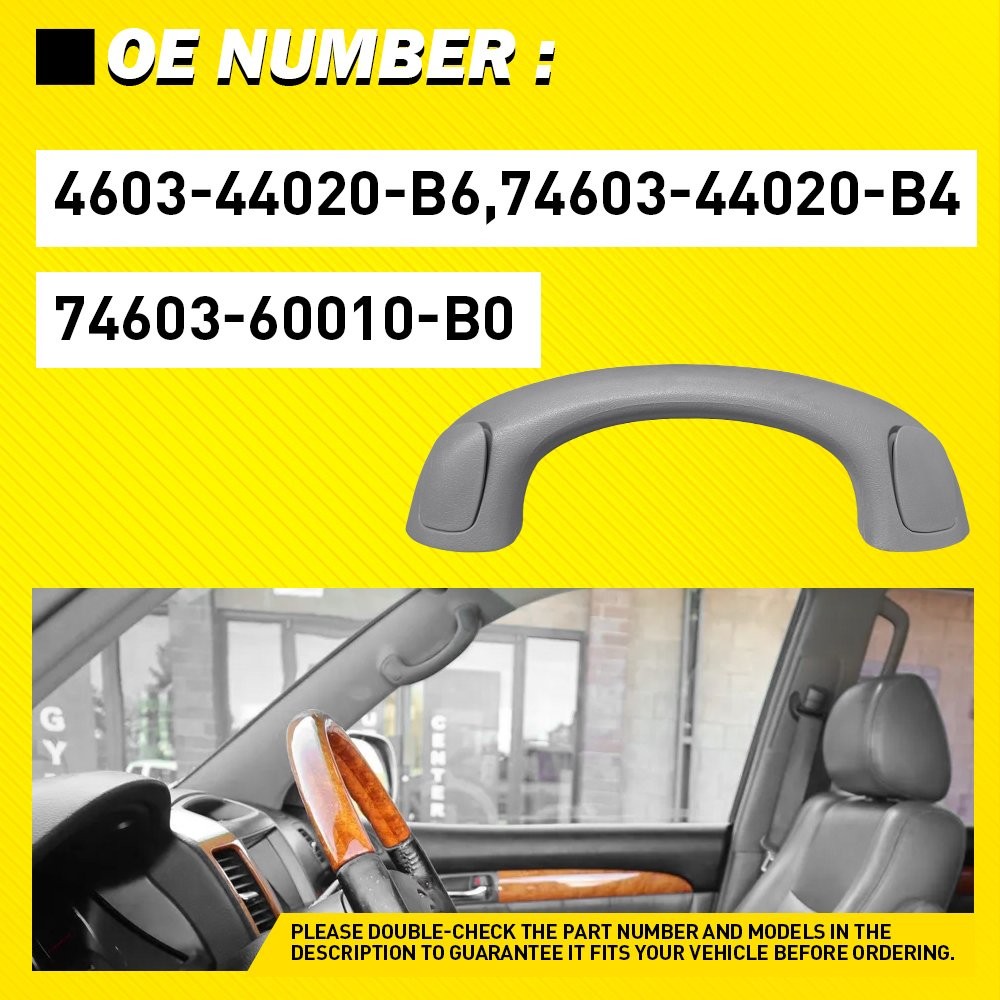 Front Passenger Driver Side Roof Grab Handle Fit 03-09 Toyota 4Runner GX470 1-3X