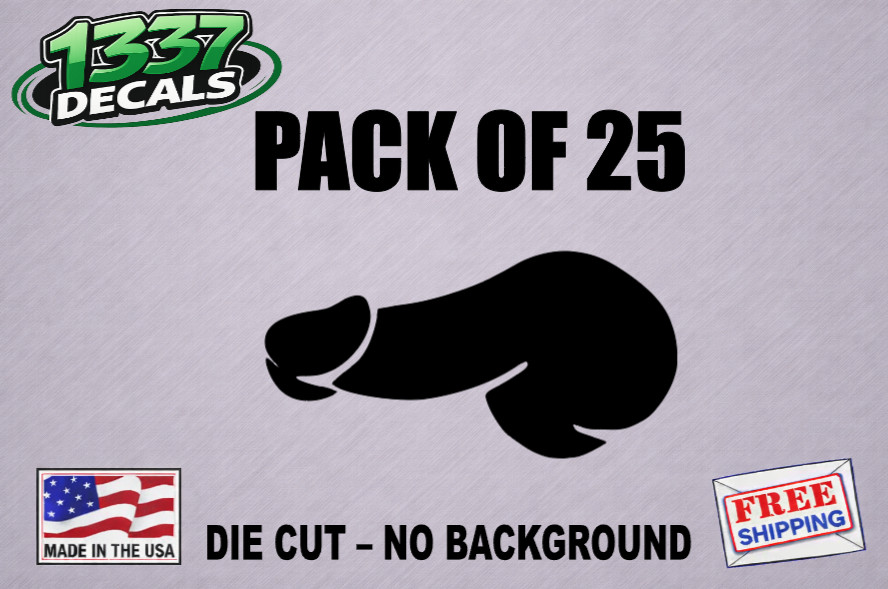 25x Funny Prank Penis Vinyl Decal Stickers Car Truck Window
