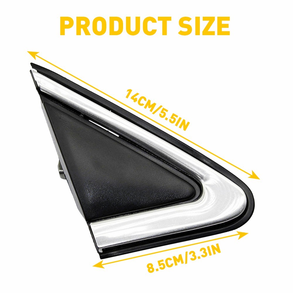 1/2Set Front Left & Right Fender Trim /Mirror Finisher Fit For 2013-2019 Nissan