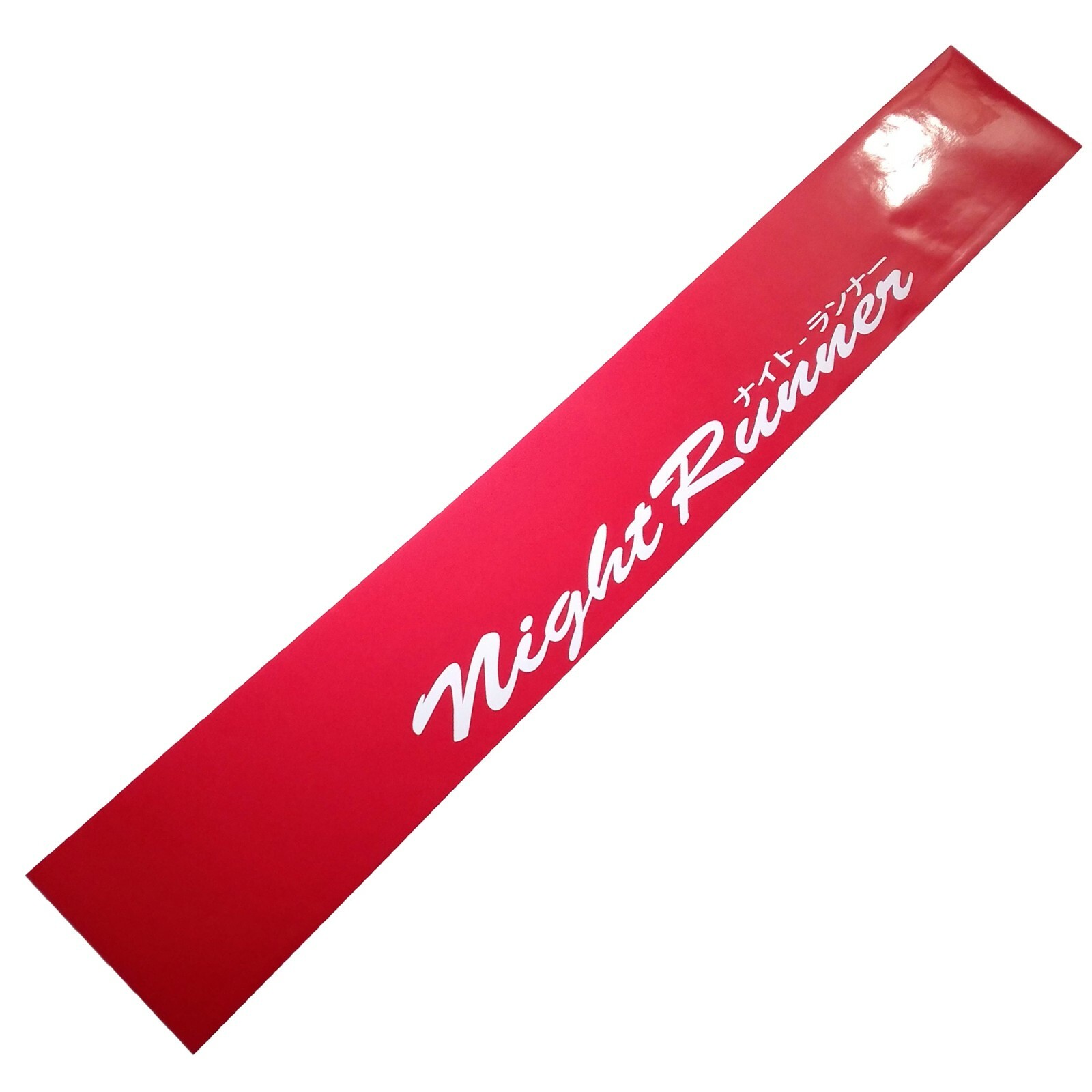 Night Runner Windshield Sun visor Strip Decal Car Sticker Banner stance kanji