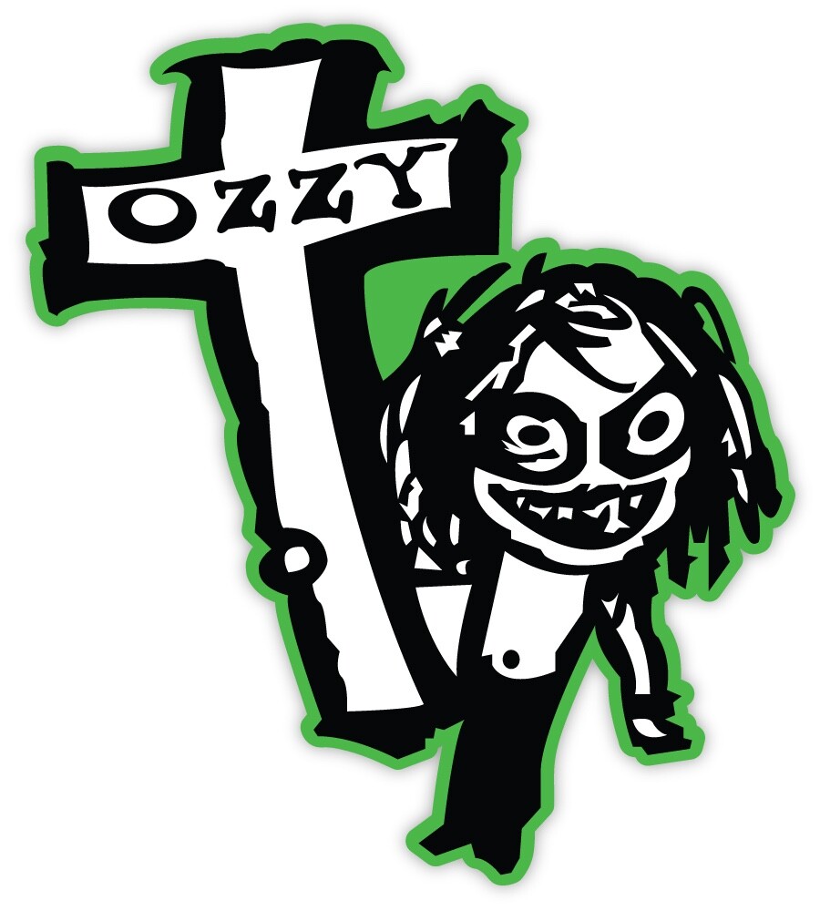 Ozzy sticker decal 4″ x 5″