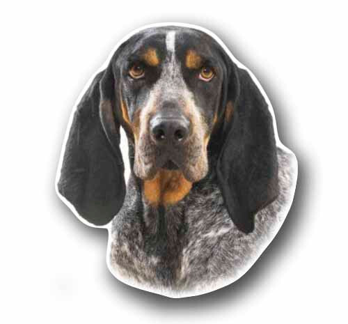 Blue Tick Coon Hound Dog 5″ Tall Sticker Decal Waterproof Vinyl